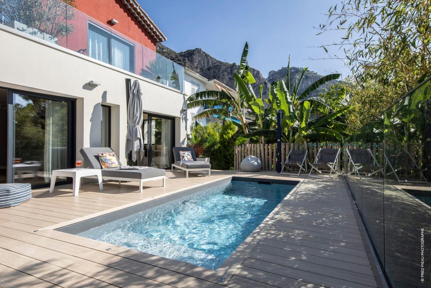 Deluxe VILLA GRAZIELLA 200 M FROM THE BEACH Èze Extérieur photo