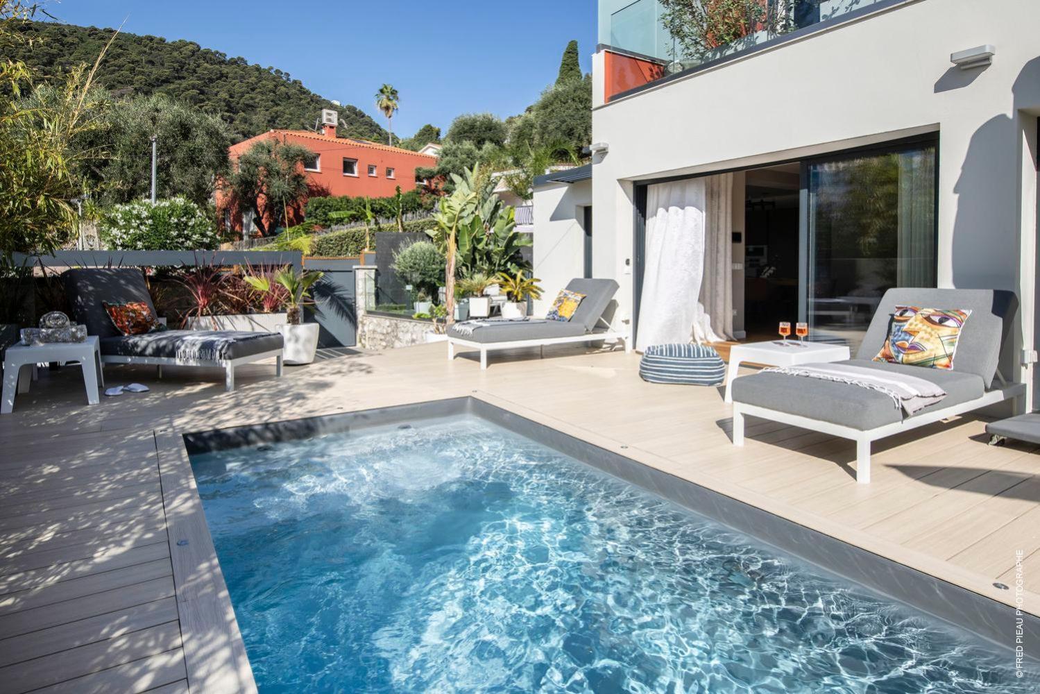 Deluxe VILLA GRAZIELLA 200 M FROM THE BEACH Èze Extérieur photo